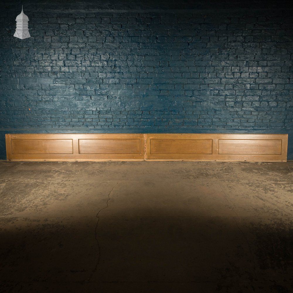 photo furniture Pine Panelling, Faux Woodgrain, 4 Panel   A Run Of 39m