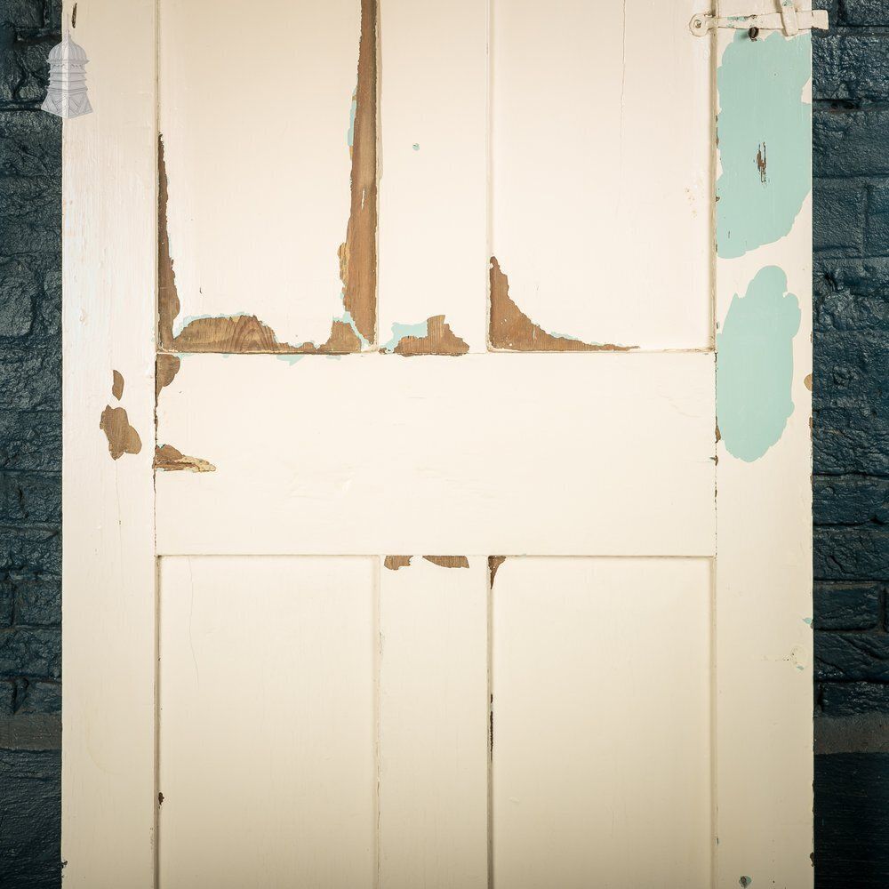 210.0 Moulded 4 Panel Door, Black & White Painted Finish photo
