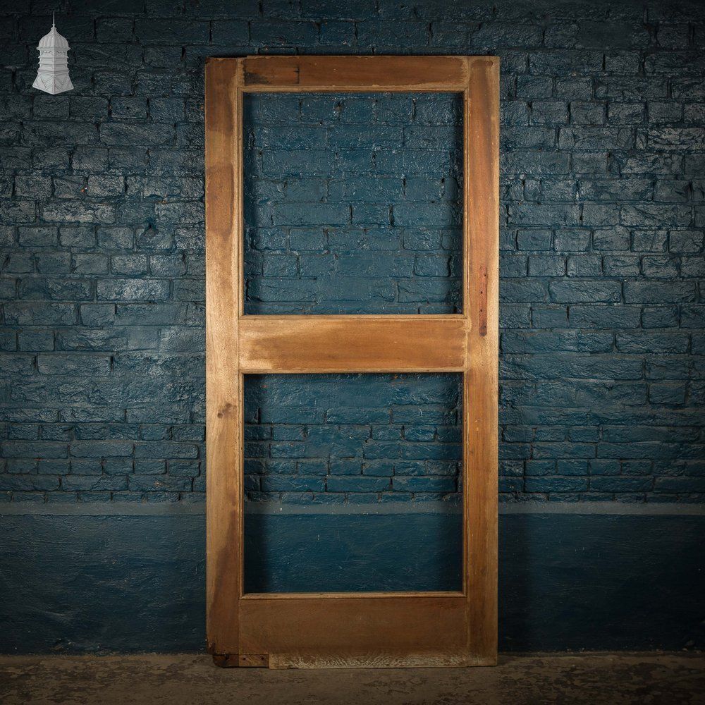 Mahogany Glazed Door – 2 Panel Openings