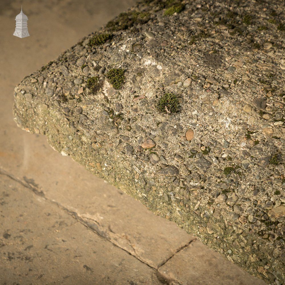 Composition Pier Caps, Twice Weathered   Pair photo Garden Decor