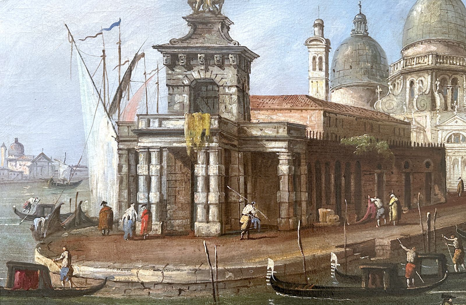 photo furniture Venice Grand Canal   Oil On Canvas   19th Century   Michele Marieschi Style