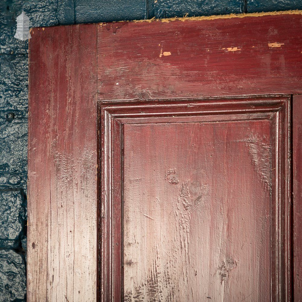 Moulded 4 Panel Door, Red Painted Finish photo 270.0