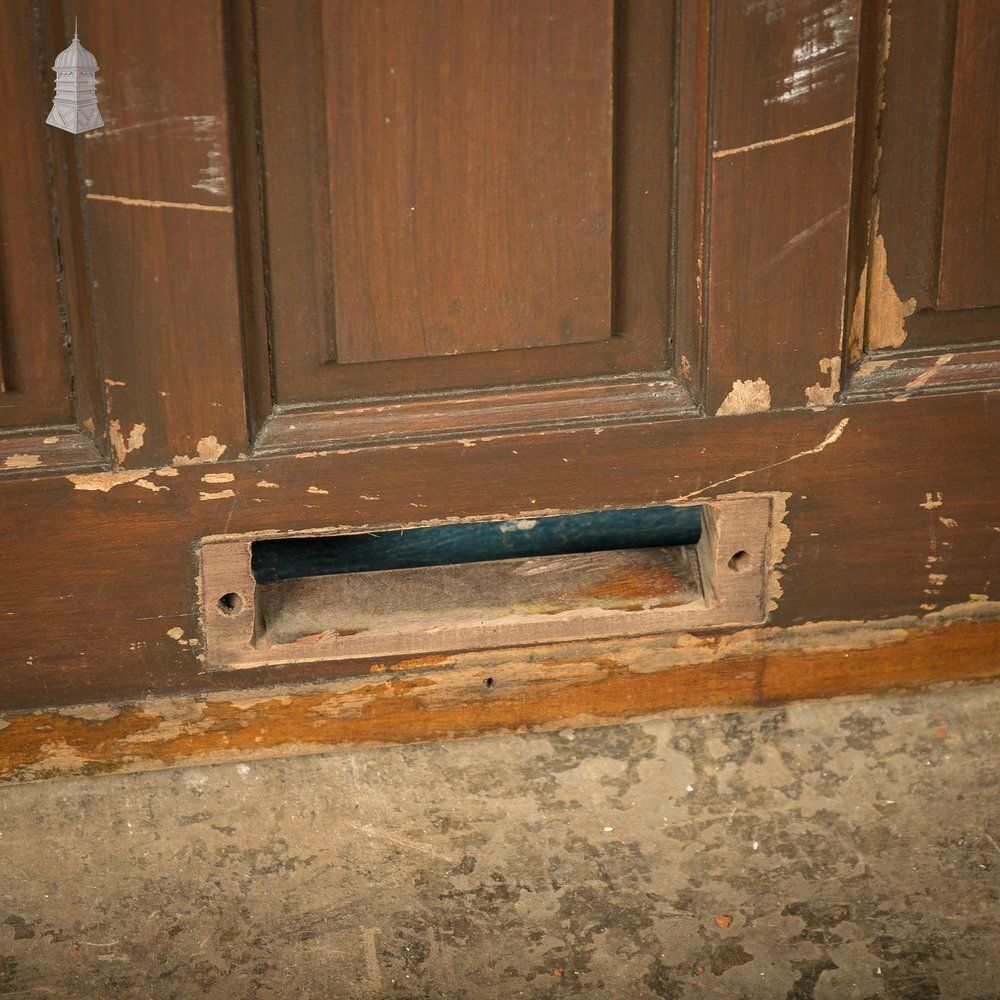 Multi Panel Exterior Door, Small Glazed Panel, Sapele photo buy