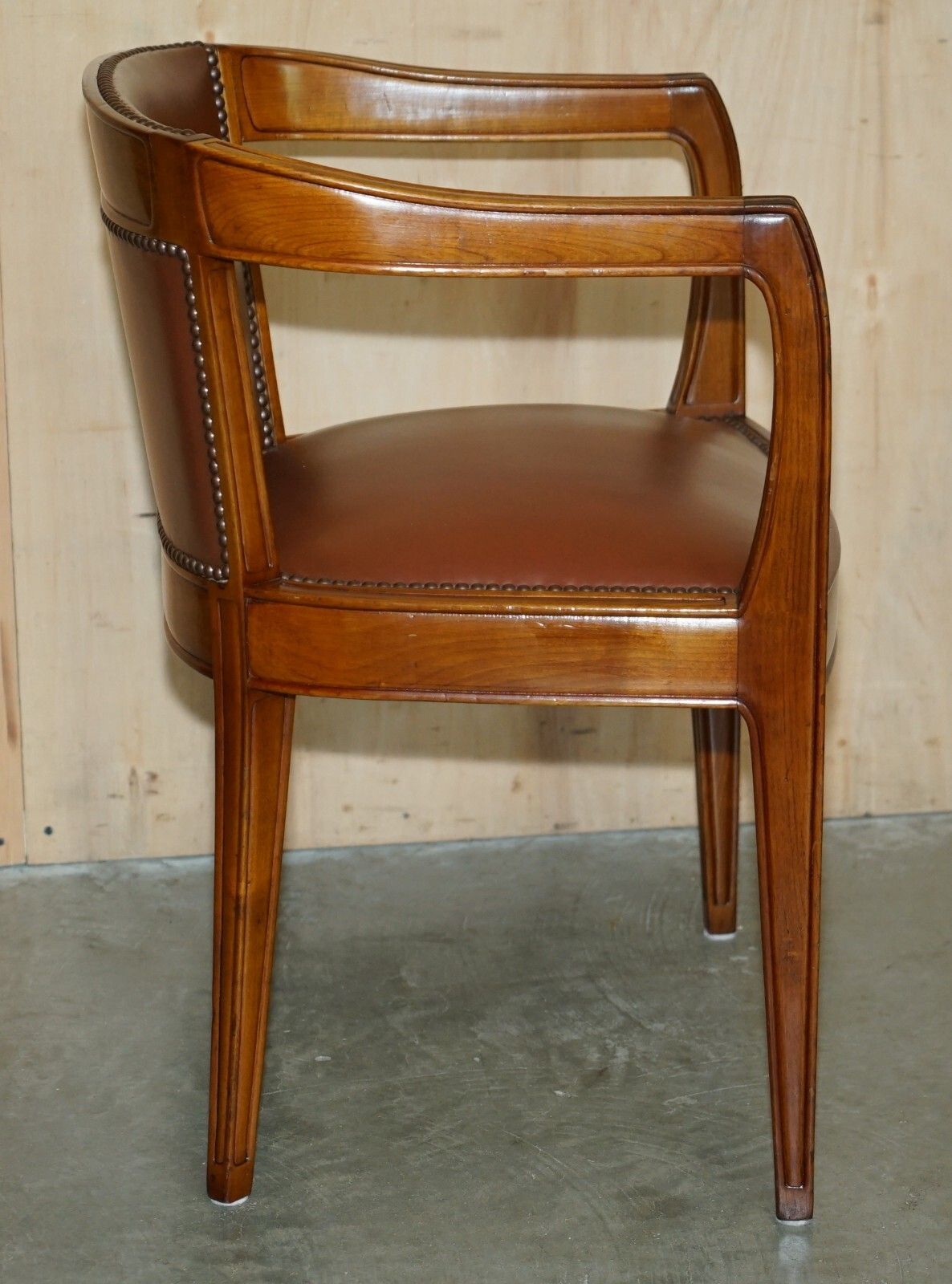 photo furniture Pair Of Stunning French Art Deco Walnut Armchairs Part Of A Large Library Suite