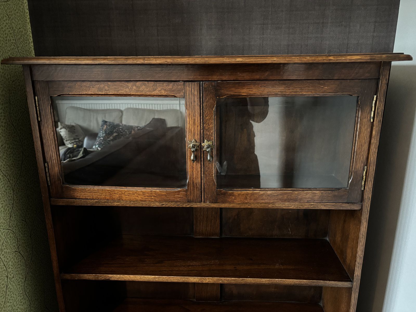Antique Oak Shelves, Early 20th Century