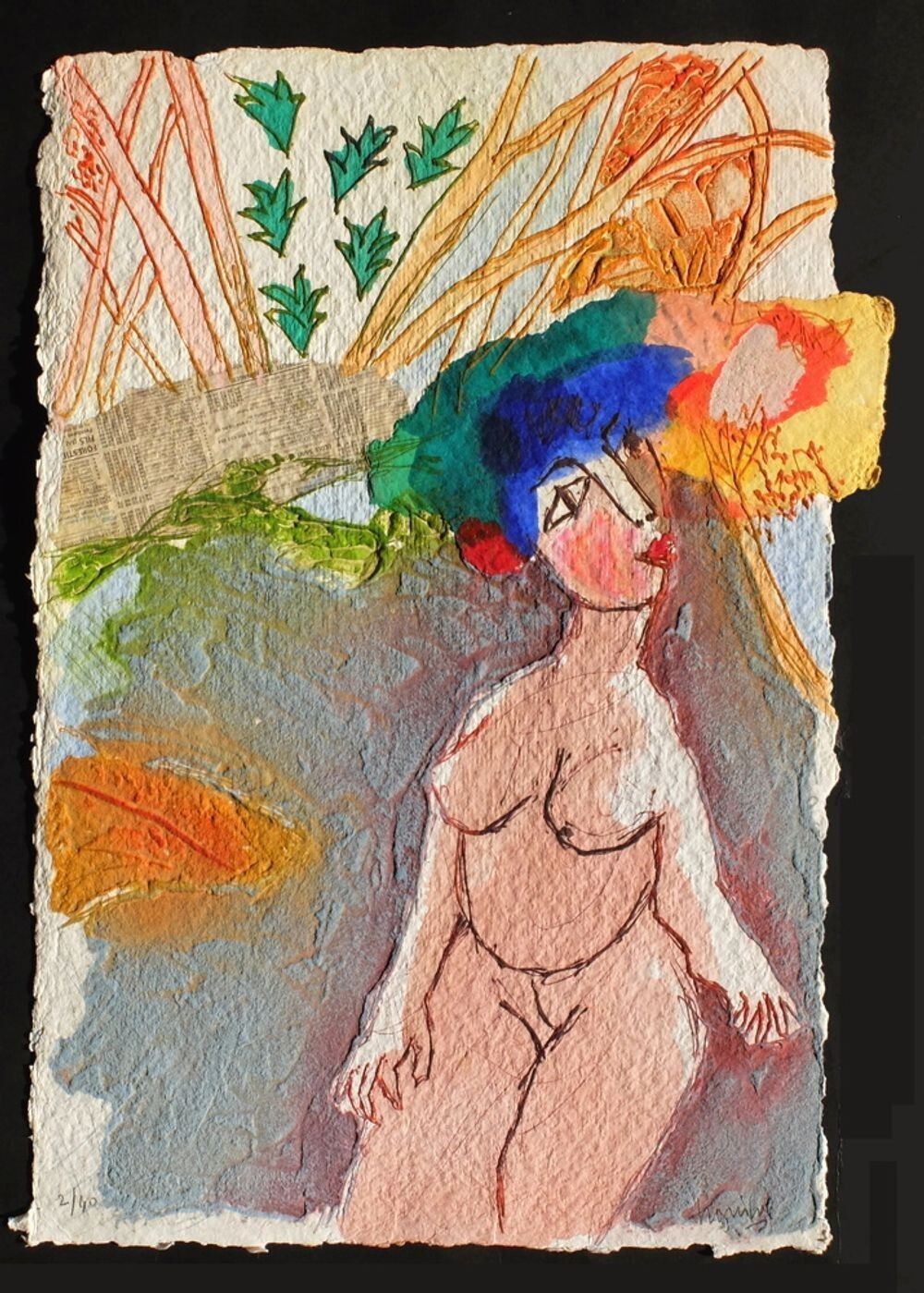 Henri Guibal Original Carborundum Engraving Signed La Vie De B Ix 2002