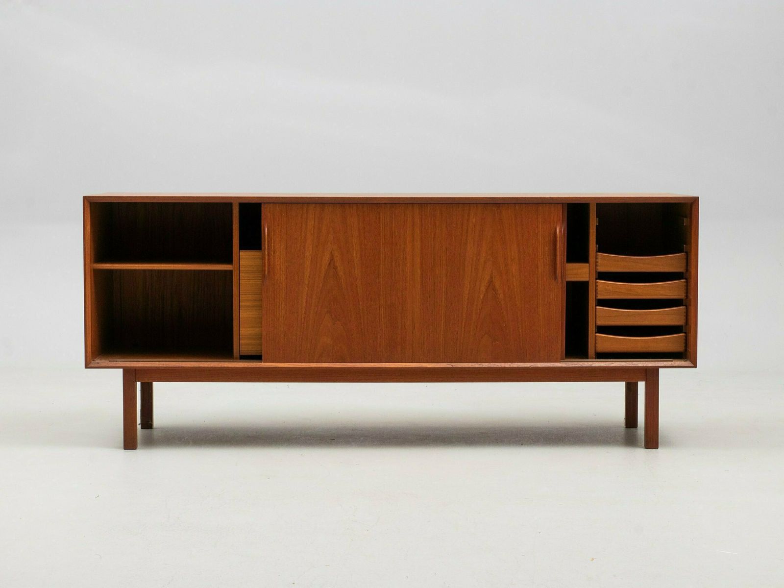 Scandinavian Sk17 Teak Sideboard By Karl Erik Ekselius For Vetlanda, 1950