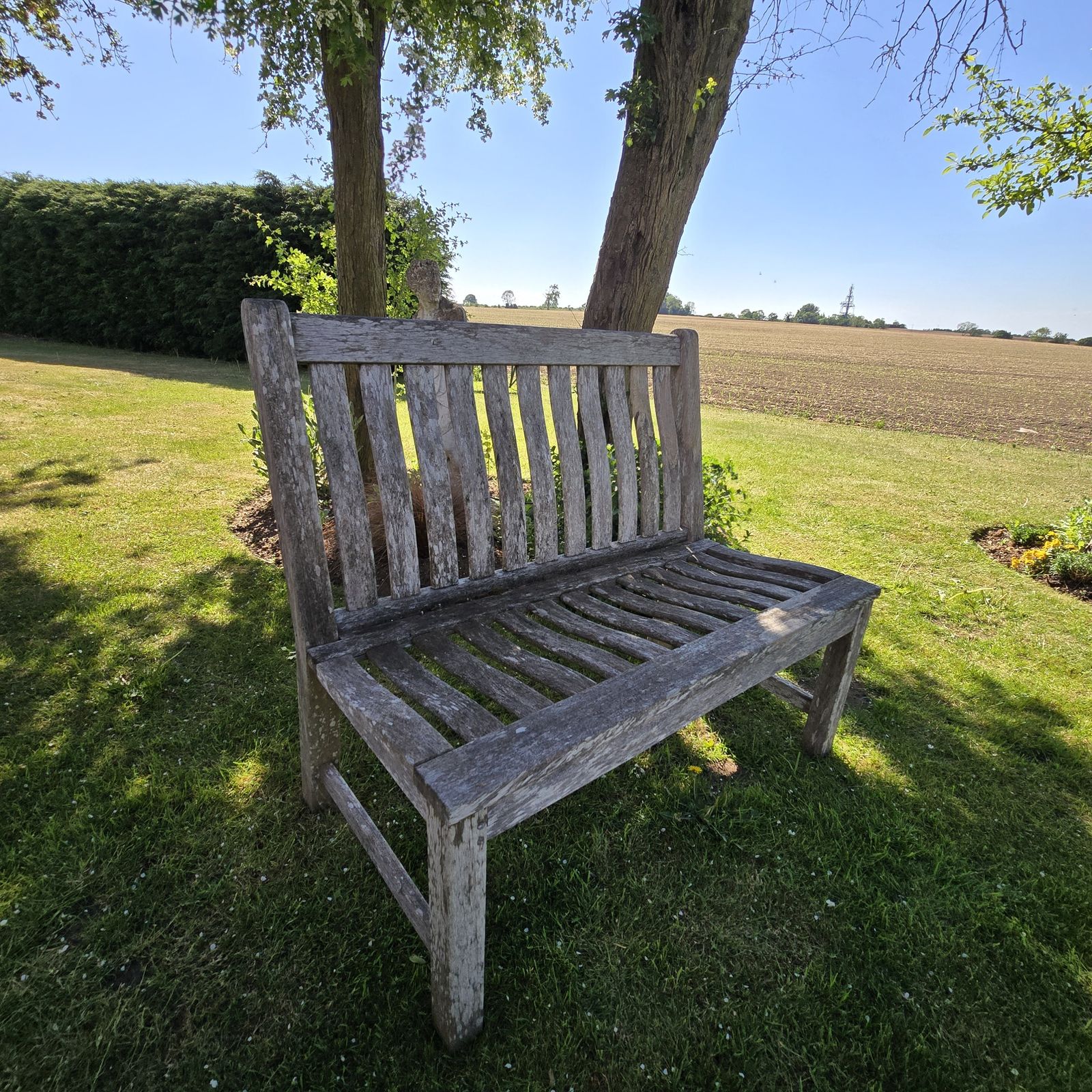 Well Weathered/Silvered Garden  Bench