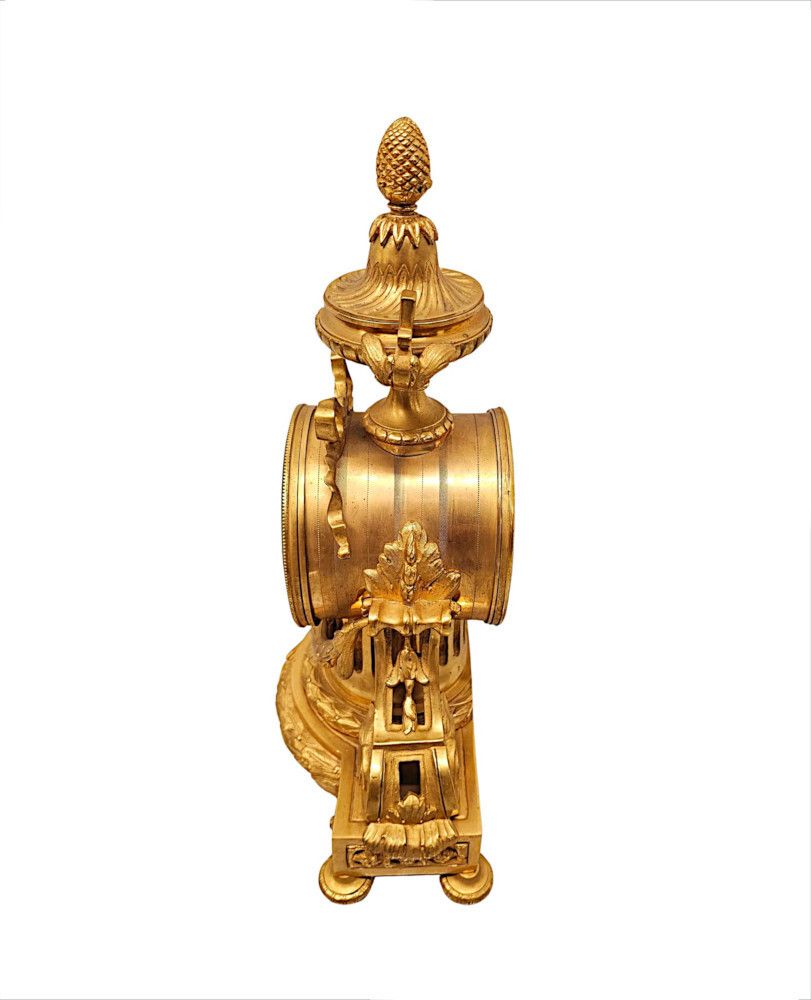 A Stunning 19th Century Gilt Bronze Mantle Clock By Richond Of Paris photo 2069.1116