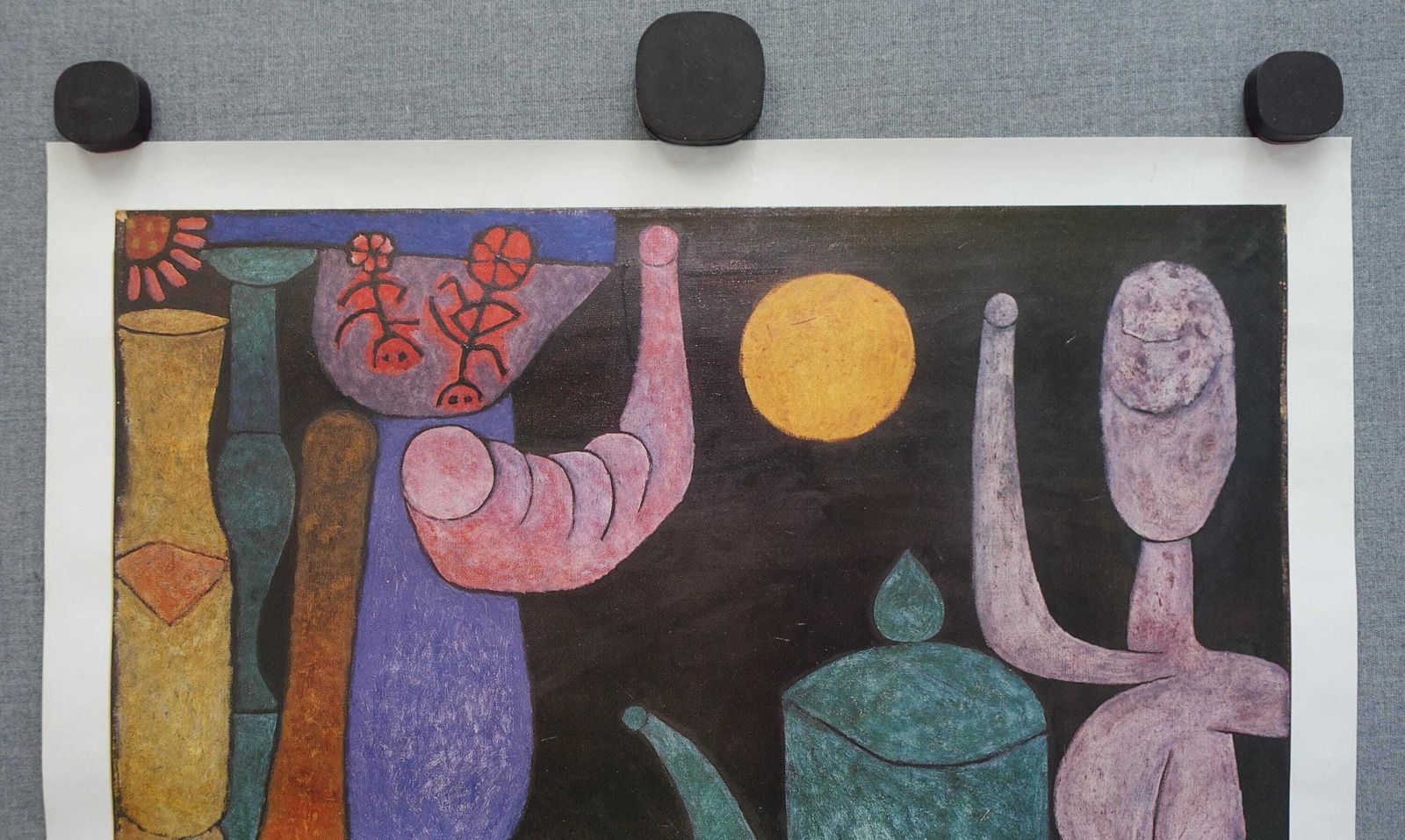 1991 Paul Klee Exhibition Poster Malmo Konsthall II   Original Vintage Poster photo 98.0