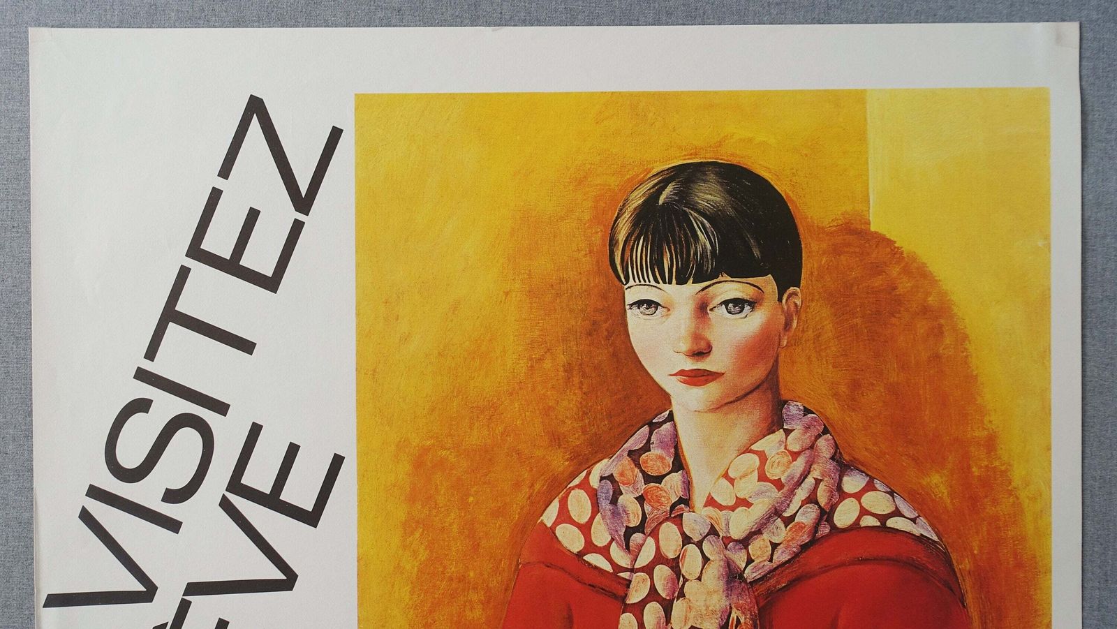 1980s Petit Palais Moise Kisling   Original Vintage Poster photo Art