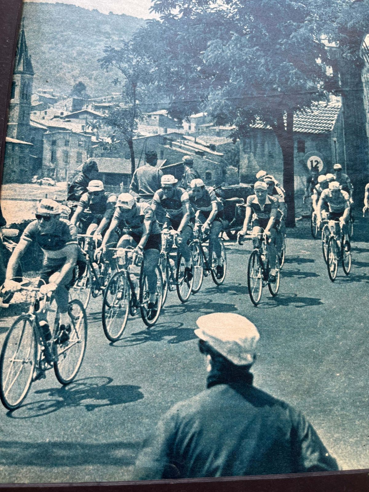 Tour De France Vintage Print   Andance, Ardeche 1959 photo Art