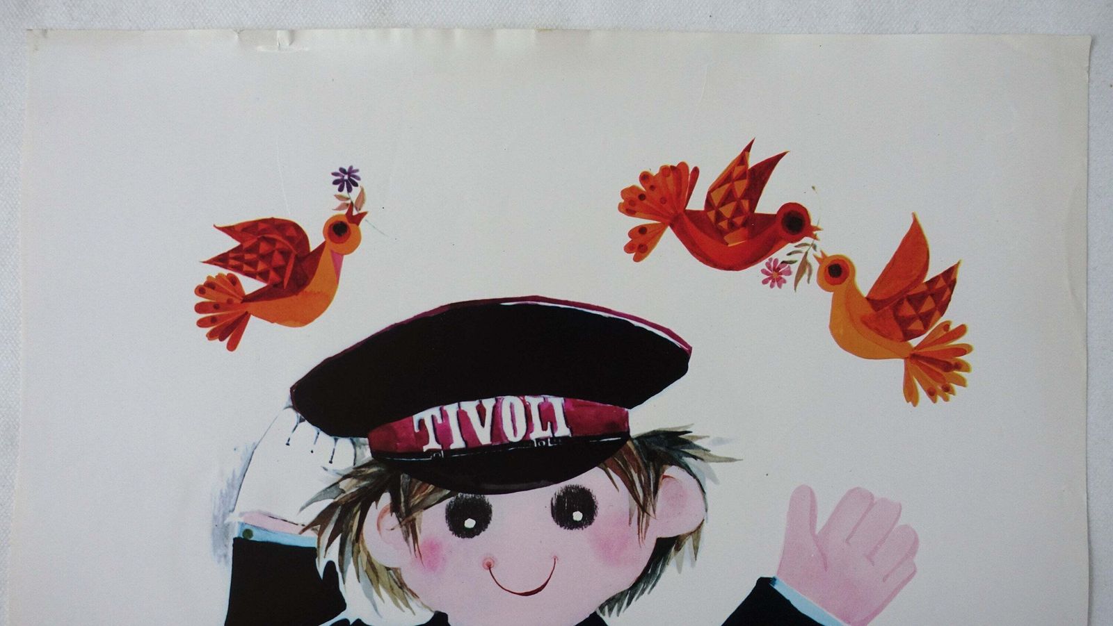 1972 Tivoli Gardens By Richardt Branderup (Steward)   Original Vintage Poster photo Art
