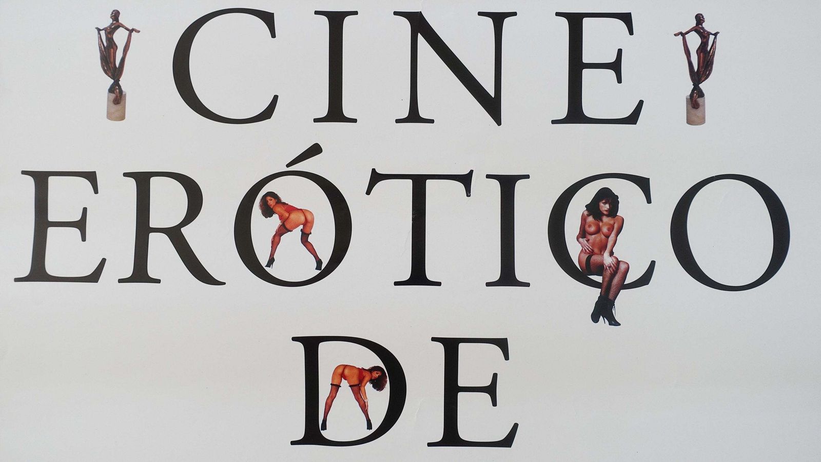 1996 Erotic Film Festival Barcelona   Original Vintage Poster photo furniture
