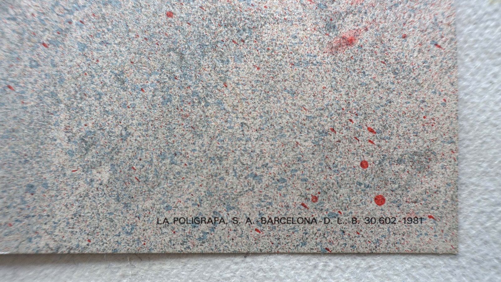 1981 Baruj Salinas Spanish Exhibition Poster   Original Vintage Poster photo for sale
