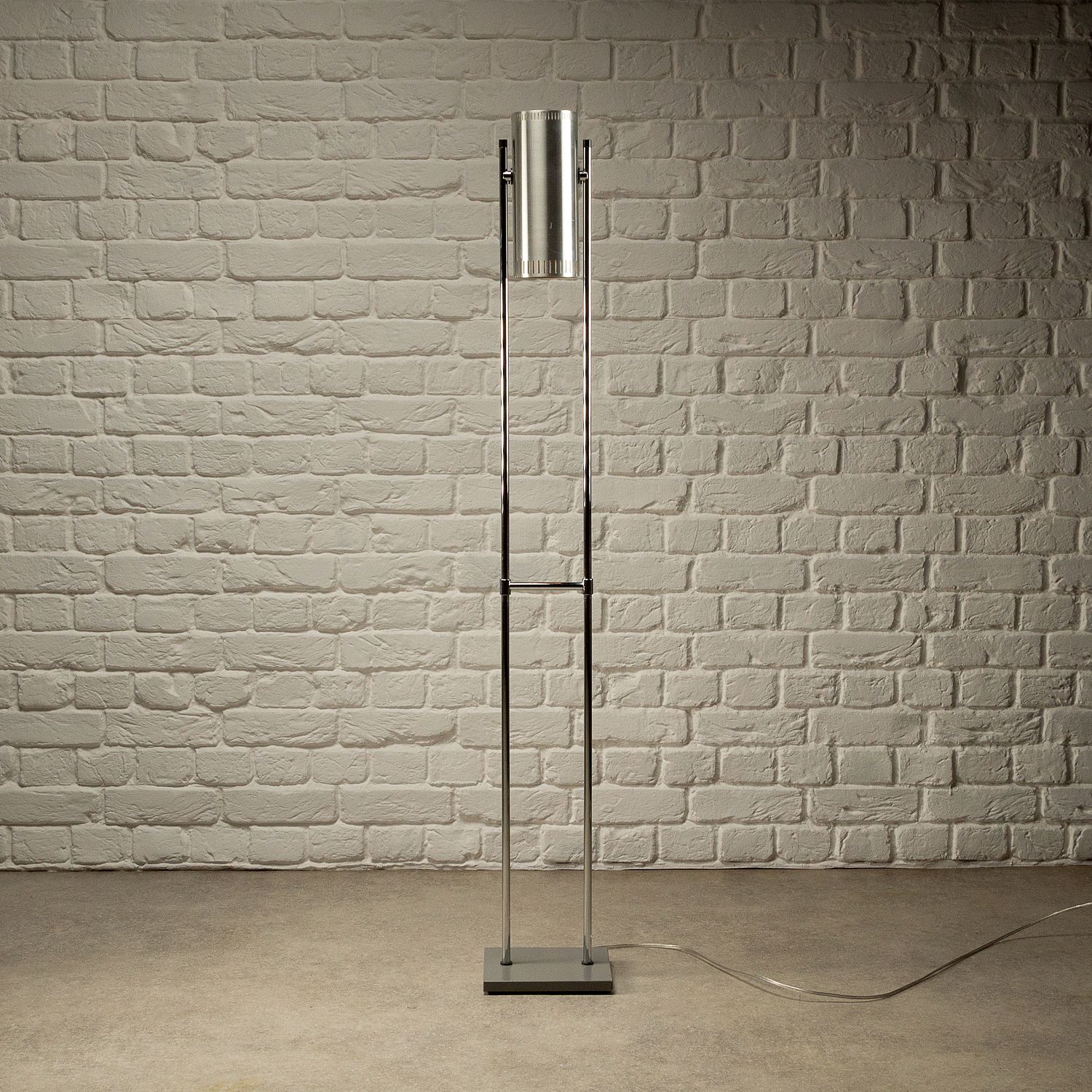Trombone Floor Lamp By Jo Hammerborg For Fog & Mørup, Denmark, 1960s photo furniture