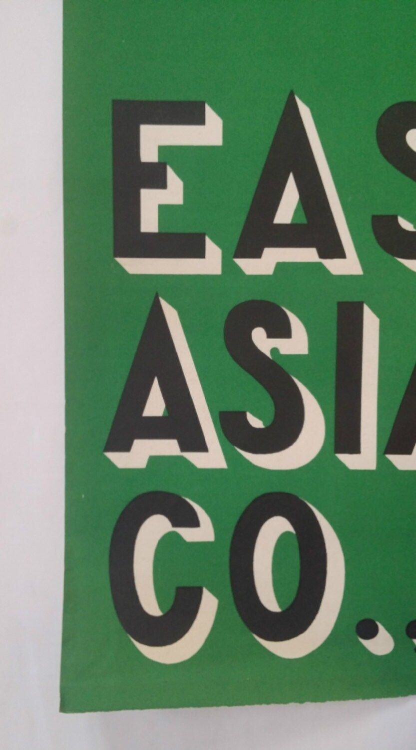 1935 East Asiatic Company – Door Edmund Bille – Vintage Poster photo Kunst