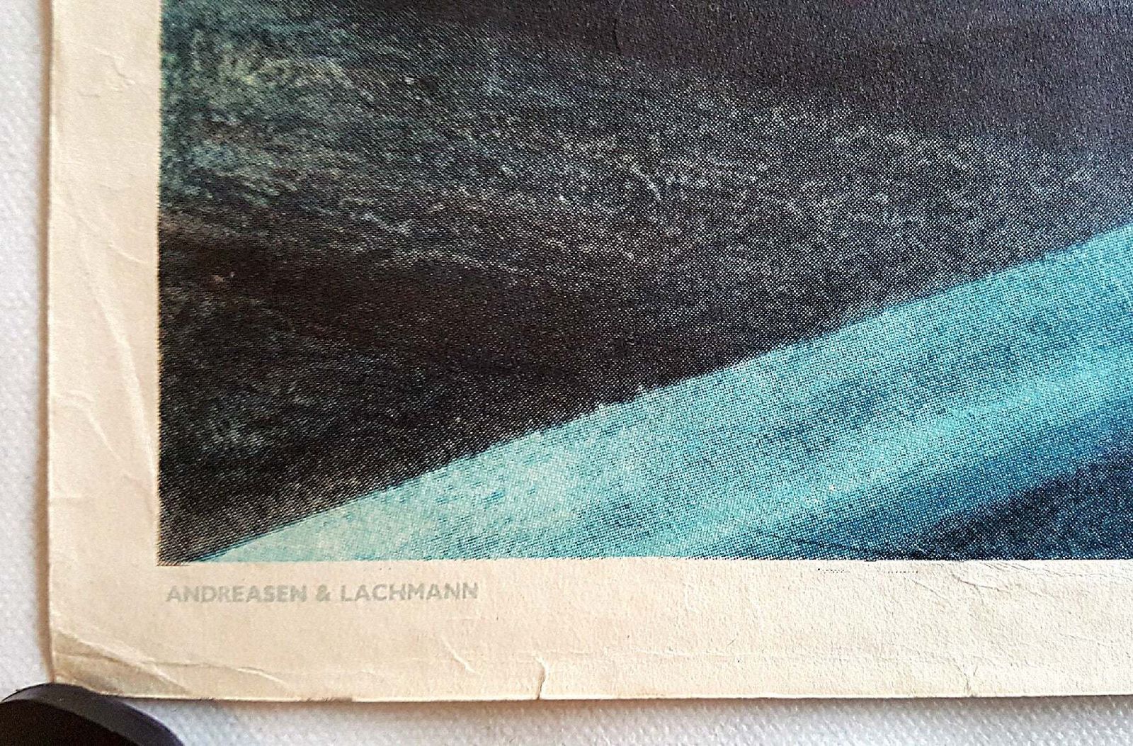 1950 Steam Locomotive By Aage Rasmussen For Danish State Rails   Original Vintage Poster photo 414.0