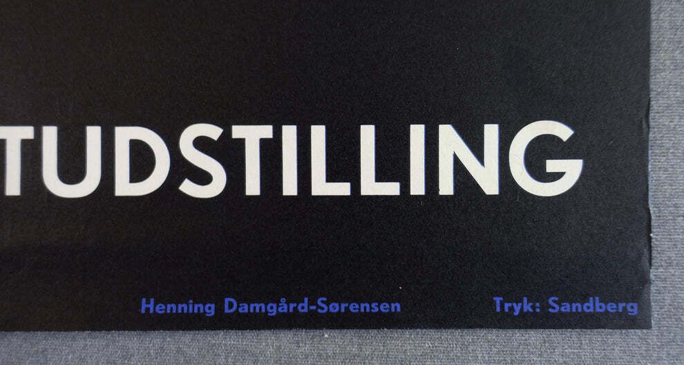 1971 Henning Damgård Sørensen On Louisiana Museum Of Modern Art   Original Vintage Poster photo Art