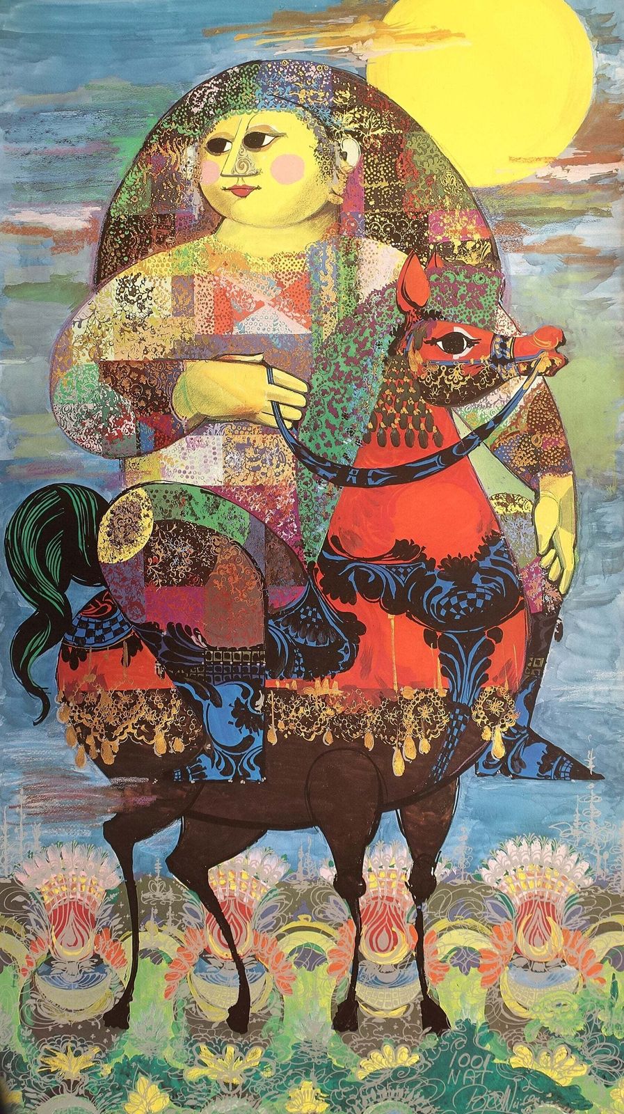 1974 Wiinblad's 1001 Nights (Grote Versie) — Vintage Poster