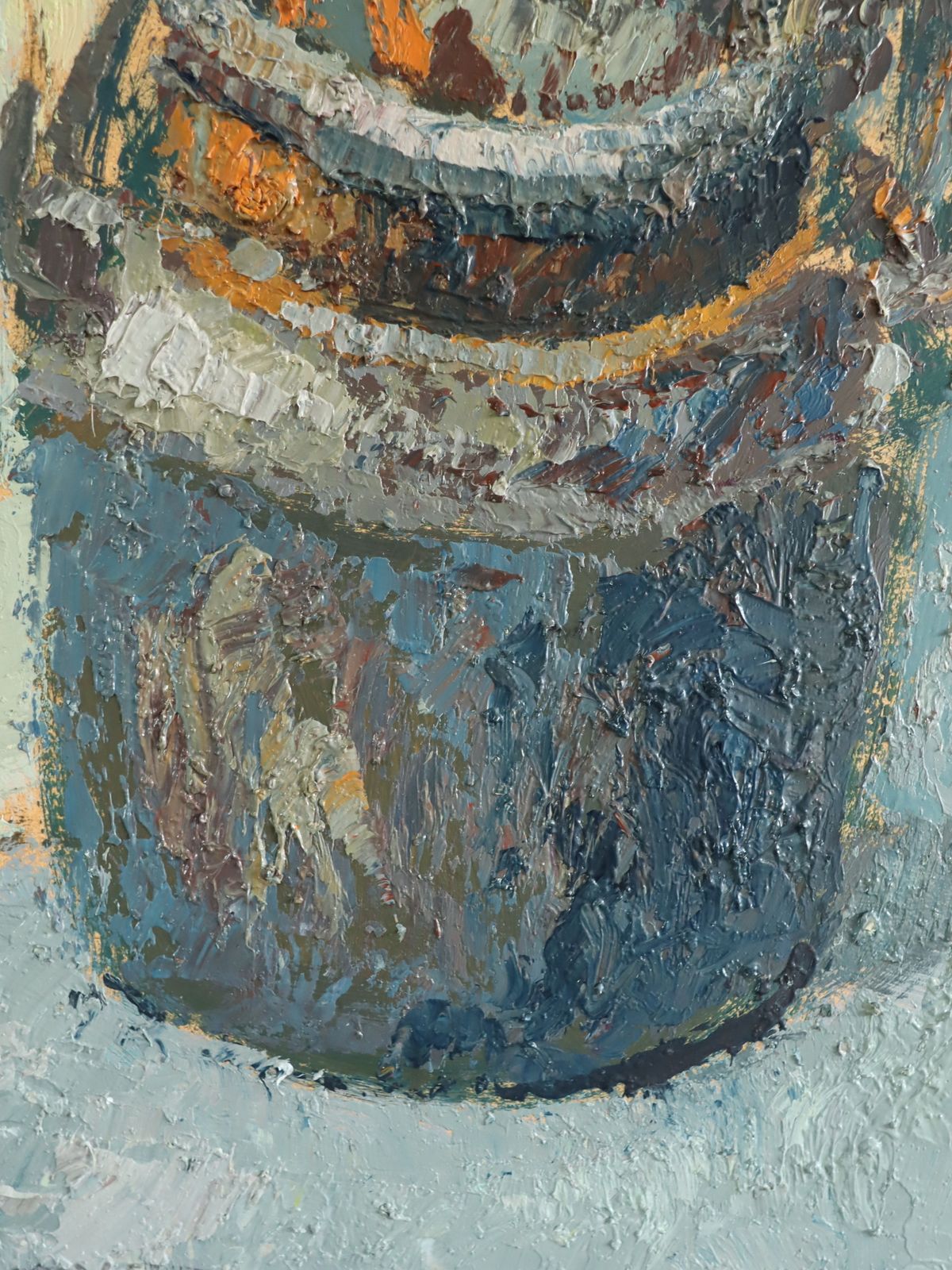 photo furniture Buckets & Hooks, Oil Painting, Mid 20th Century