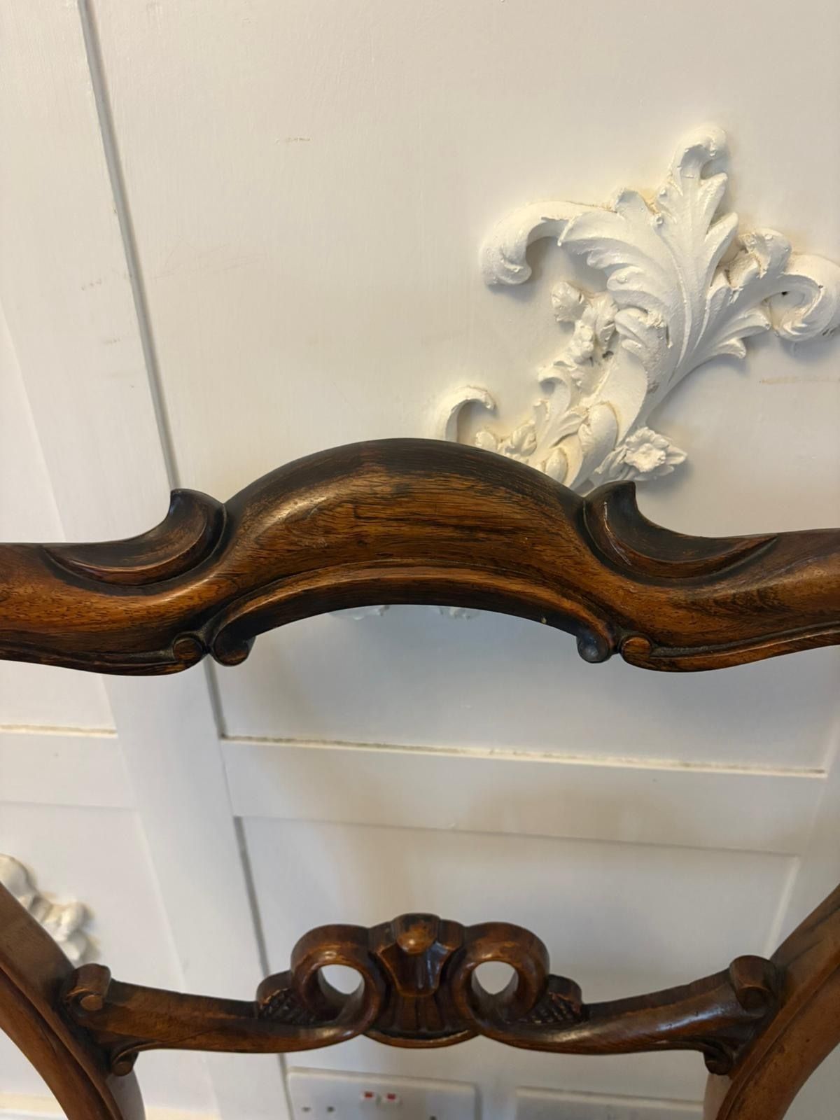 Outstanding Quality Set Of Six Antique 19th Century Rosewood Dining Chairs photo for sale