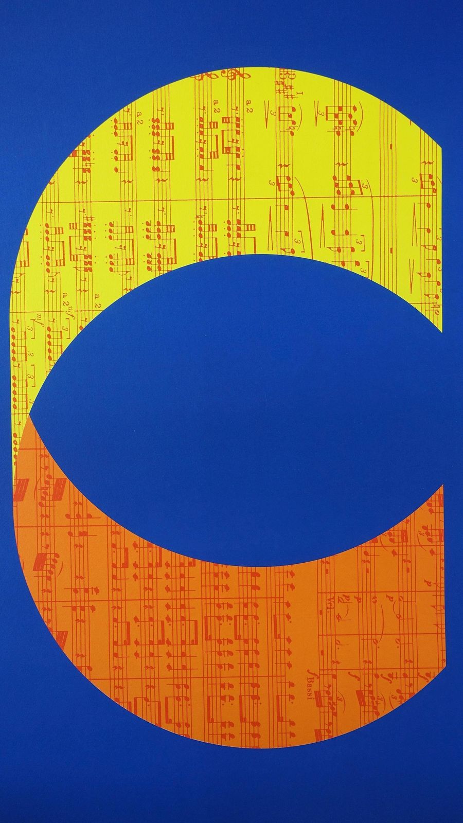1990 Chicago Symphony Orchestra Door Arnoldi – Vintage Poster photo Kunst