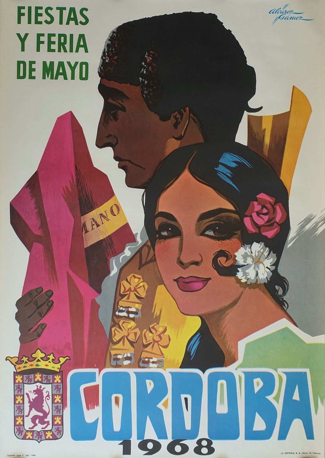 1968 Festival Of Cordoba (Spanish Poster)   Original Vintage Poster