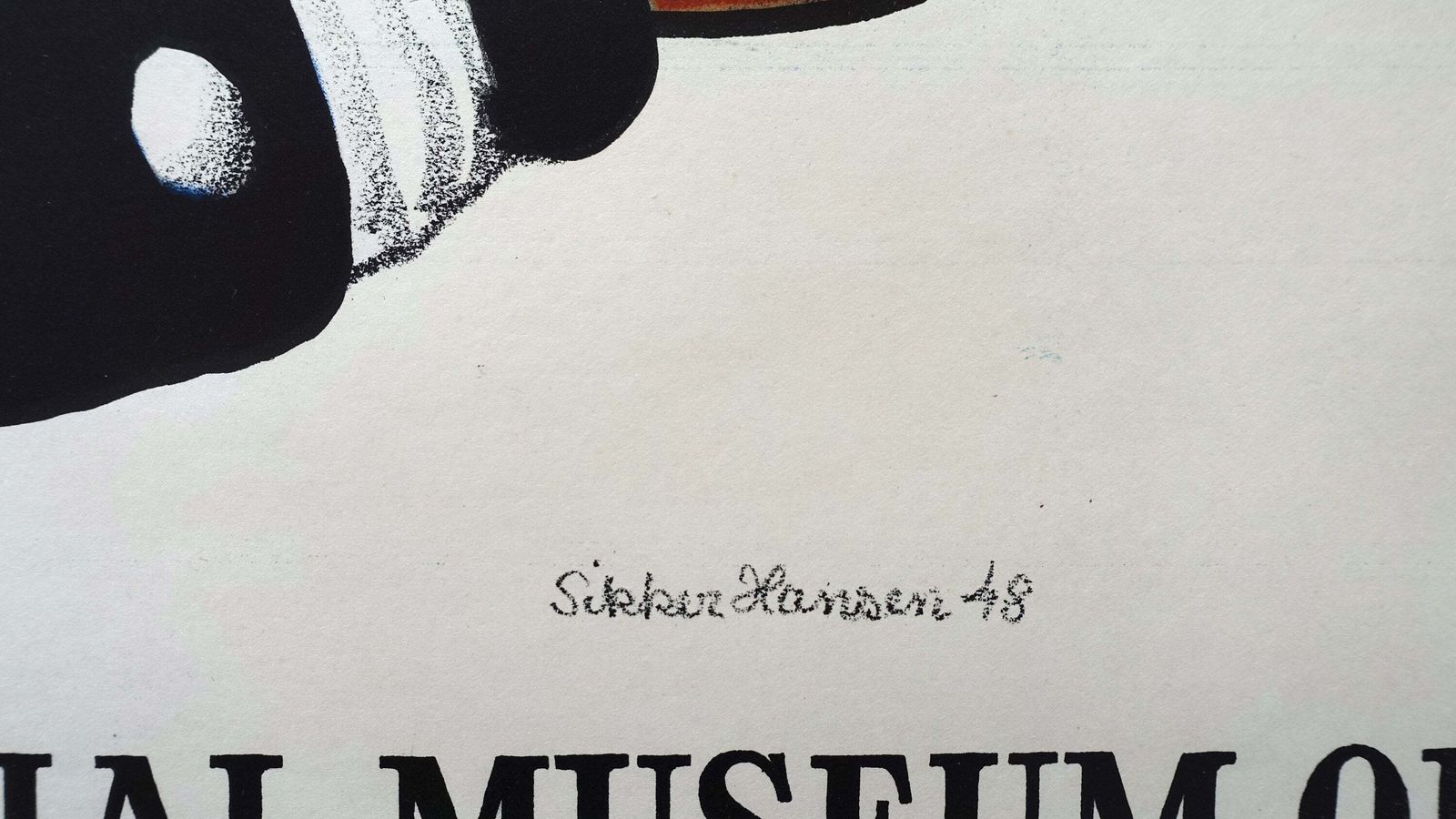 1948 Maritiem En Handelsmuseum In Kronborg – Vintage Poster photo for sale