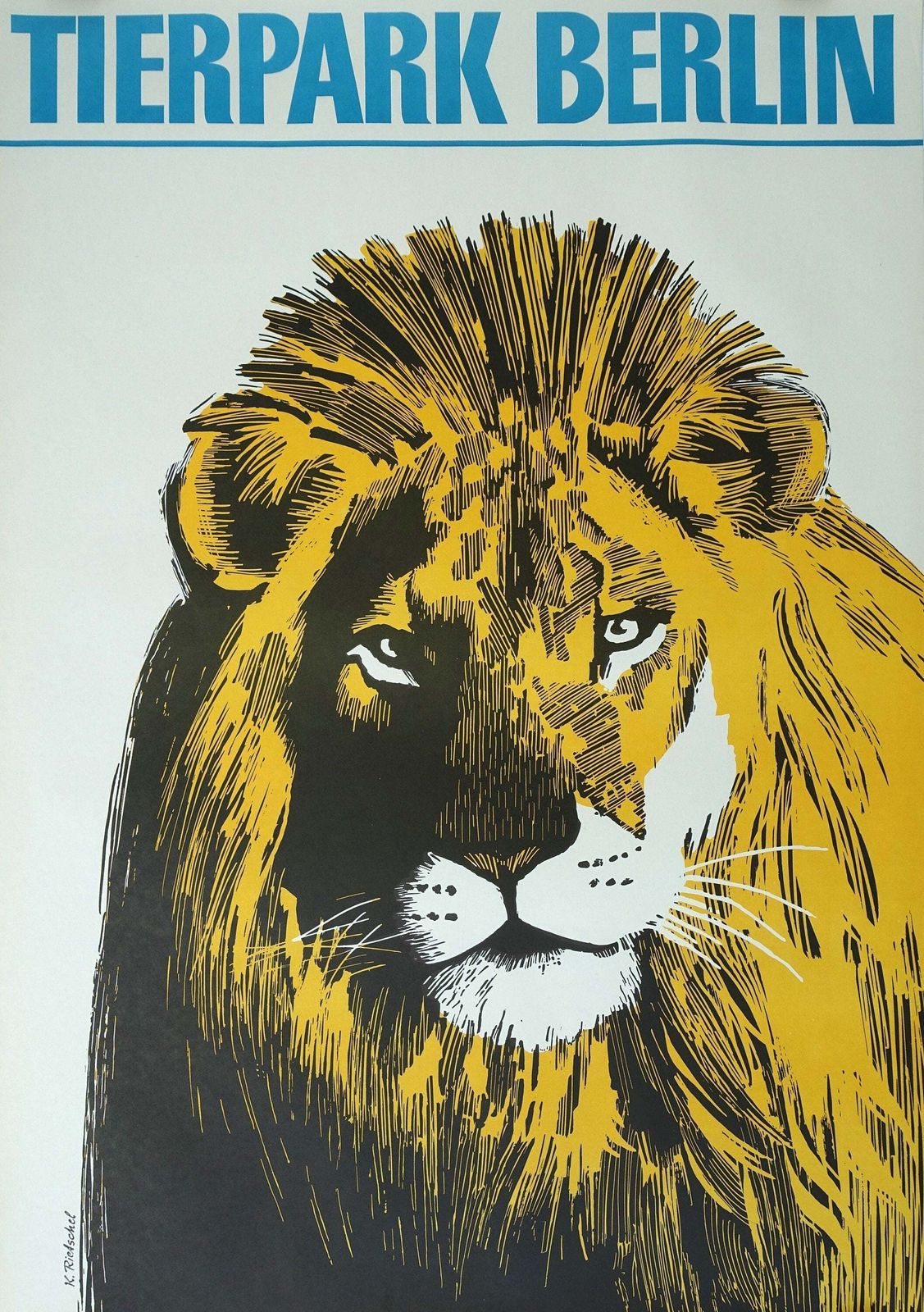 1979 Tierpark Berlin (Lion) — Vintage Poster