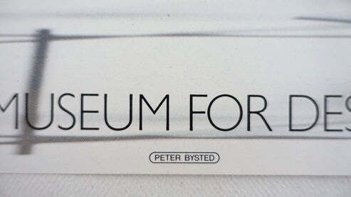 1980s Industrial Design Exhibition On Danish Museum Of Art & Design   Original Vintage Poster photo for sale