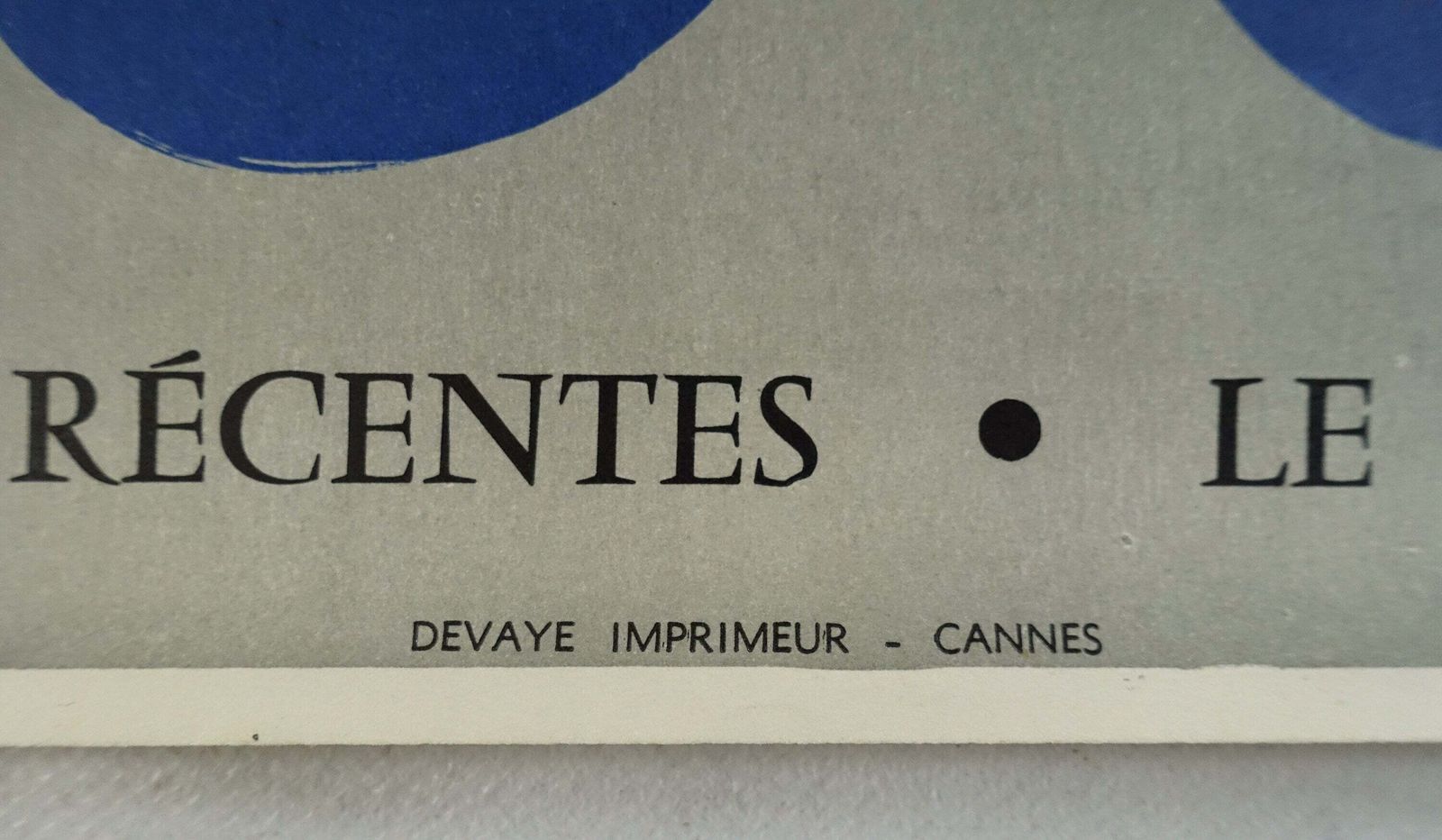 1960 Galerie De Cannes – Dimitrie Berea – Vintage Poster photo for sale