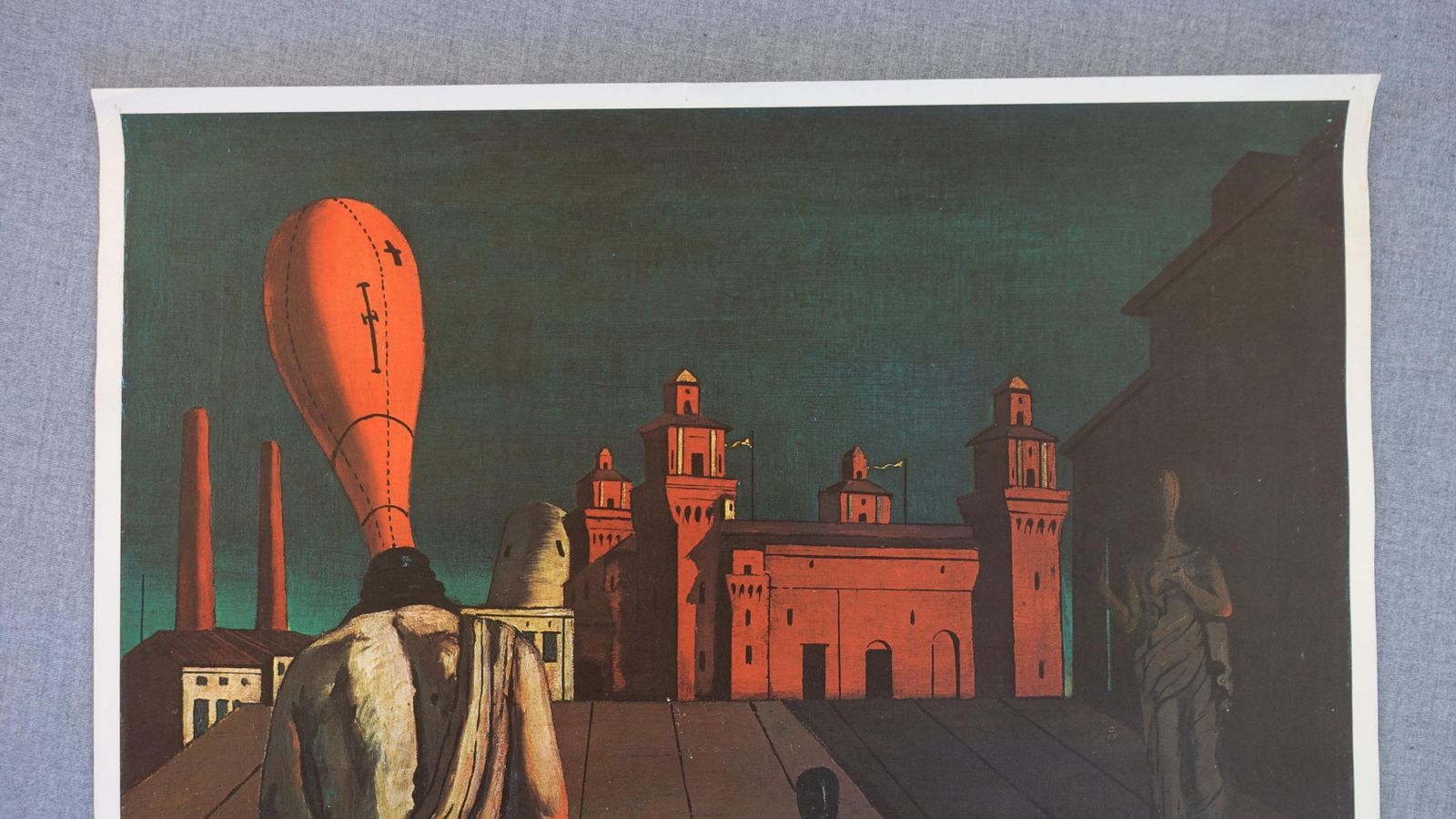 1969 Italian Art 1910 1935 On Louisisana Museum Of Modern Art   Original Vintage Poster photo for sale
