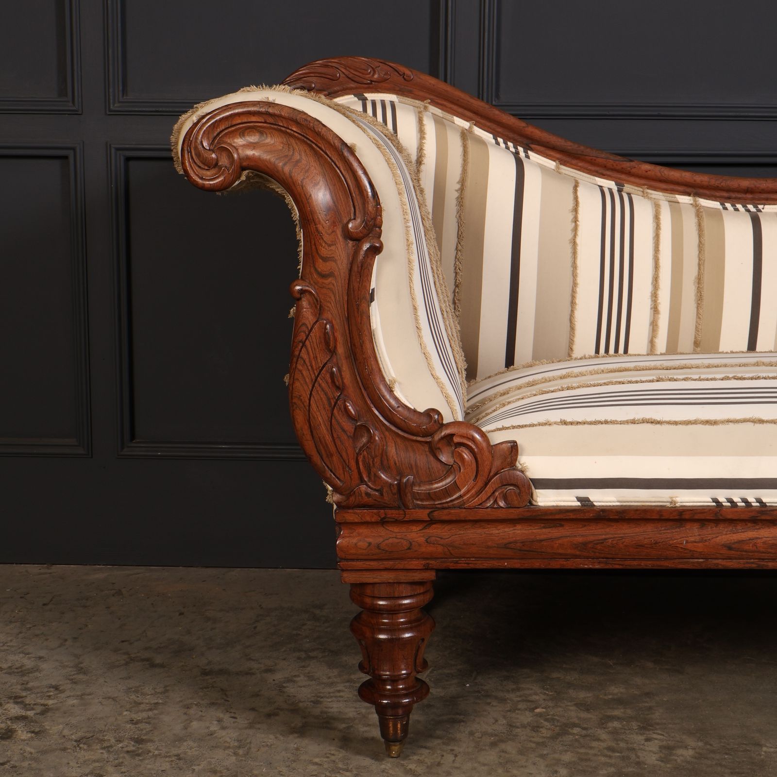 William IV Rosewood Chaise Longue photo vinterior