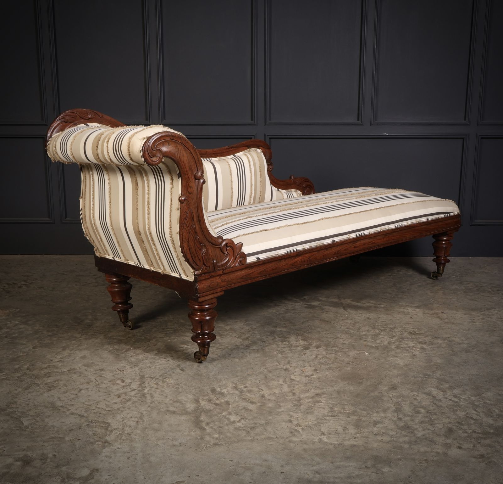 William IV Rosewood Chaise Longue