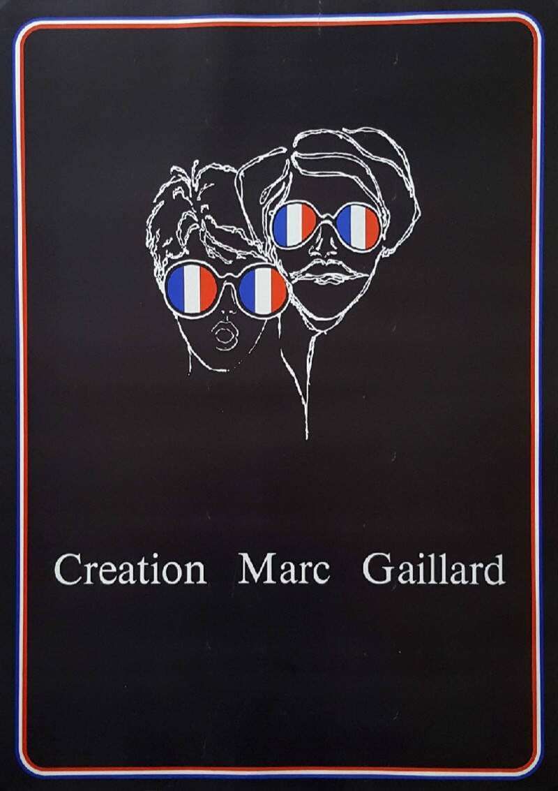 1970s Marc Gaillard Sunglass Fashion   Original Vintage Poster