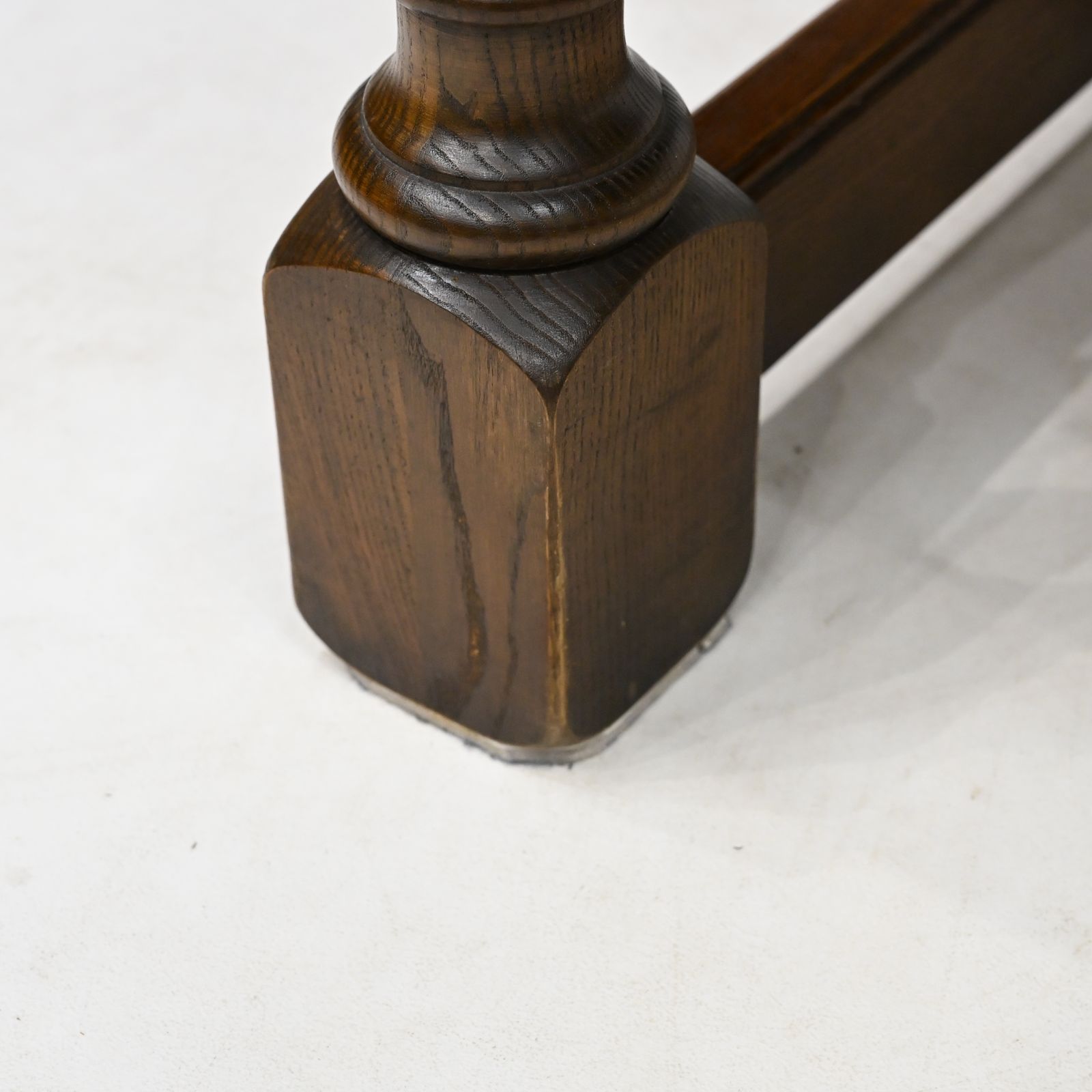 Old Charm Exeter Solid Oak Dining Table Tudor Brown Vgc Seats 8 Free Uk Delivery photo vinterior