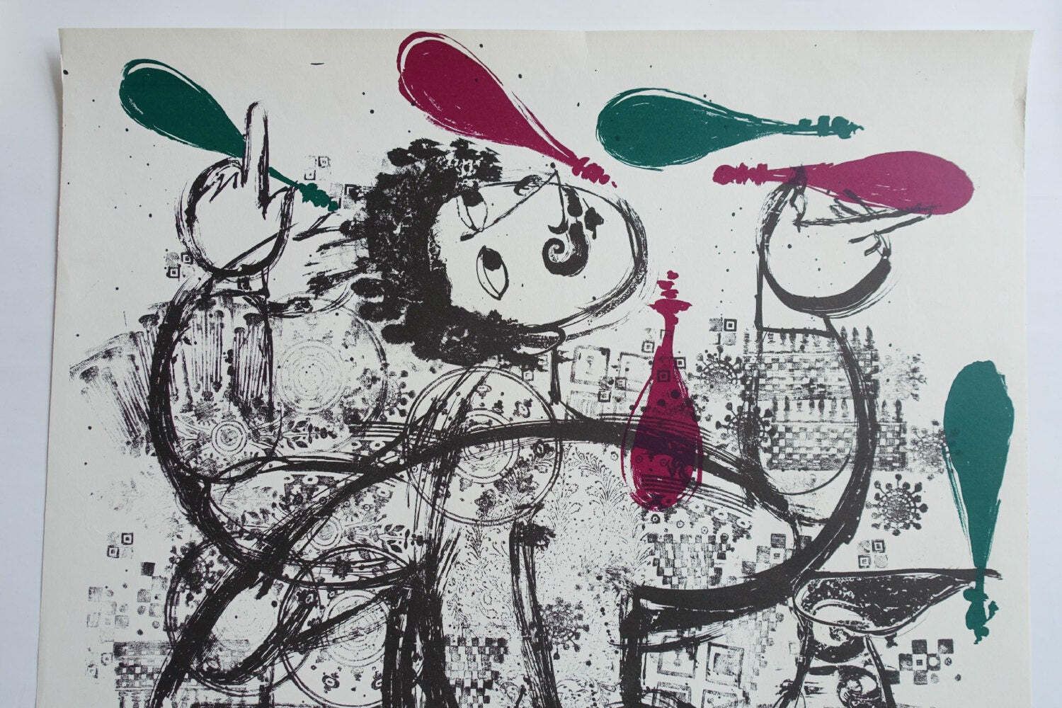 1966 Wiinblad's Fratelli Spassosi VI – Vintage Poster photo Kunst
