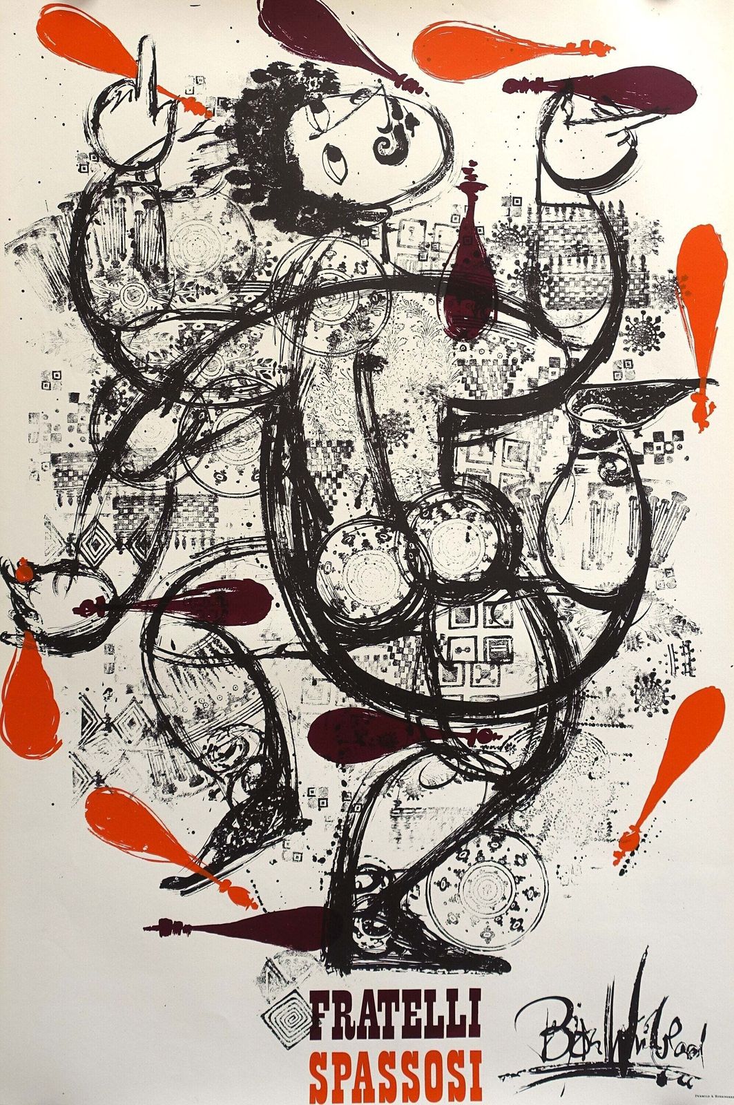 1966 Wiinblad's Fratelli Spassosi Ix – Vintage Poster