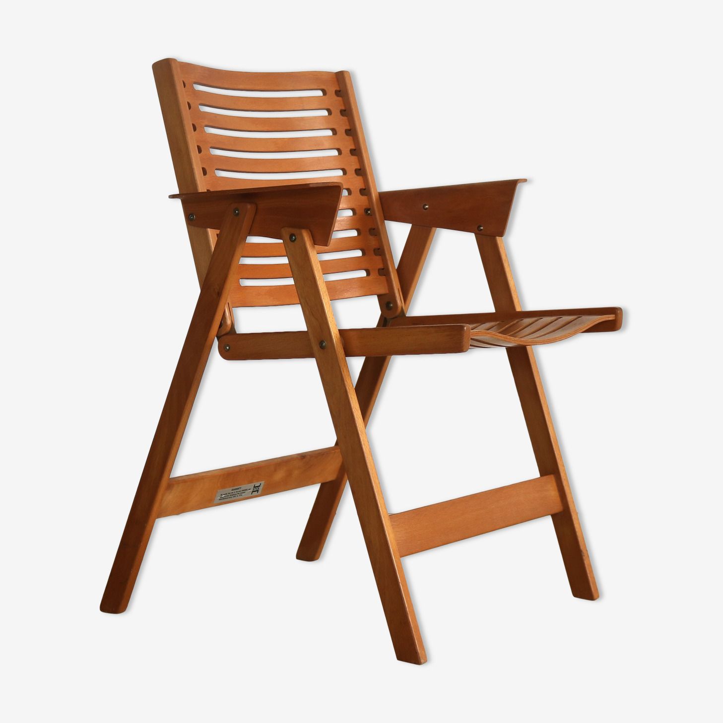 Vintage Houten Klapstoel "Rex"