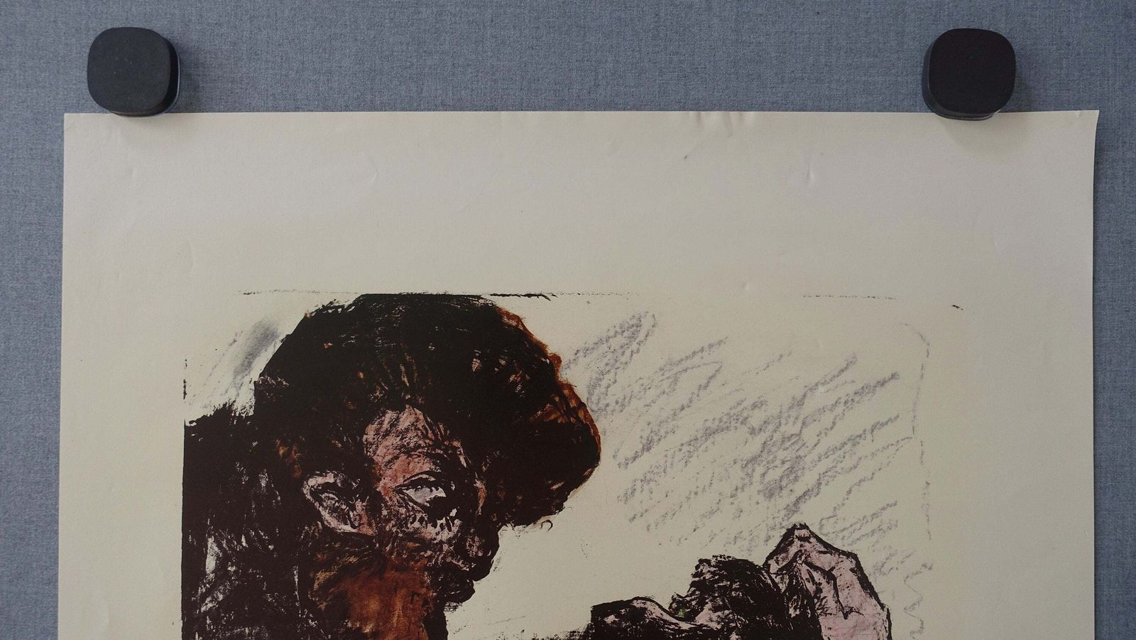 1980s Emil Nolde Art Print Grotesken   Original Vintage Poster photo 84.0