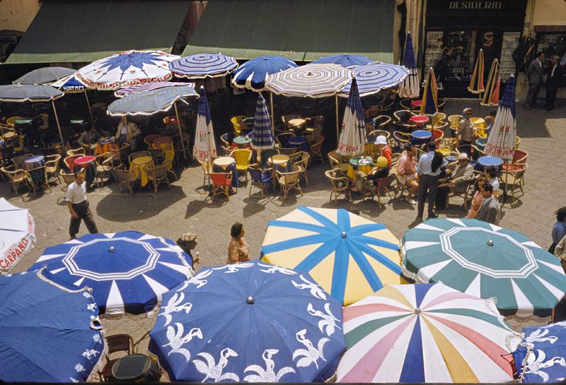 Toni Frissell 'Street Cafés In Capri' Unframed Archival Pigment Print