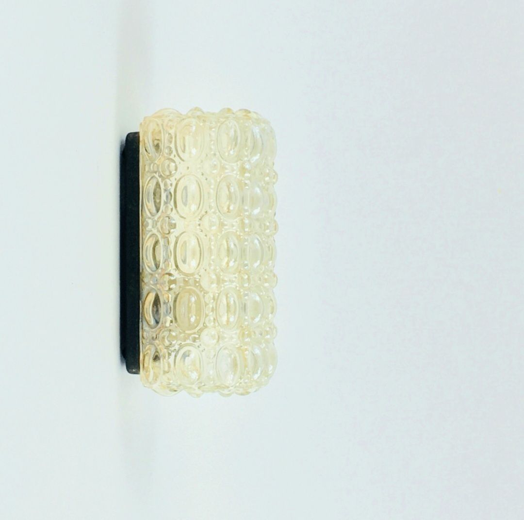Mid Century Amber Bubble Glass Wall Light By Helena Tynell For Limburg, Germany, 1970s photo furniture
