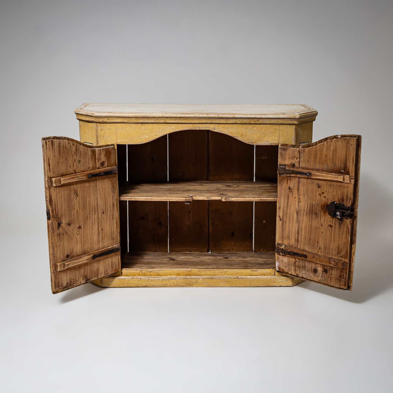 Yellow Baroque Sideboard, 18th Century photo buy