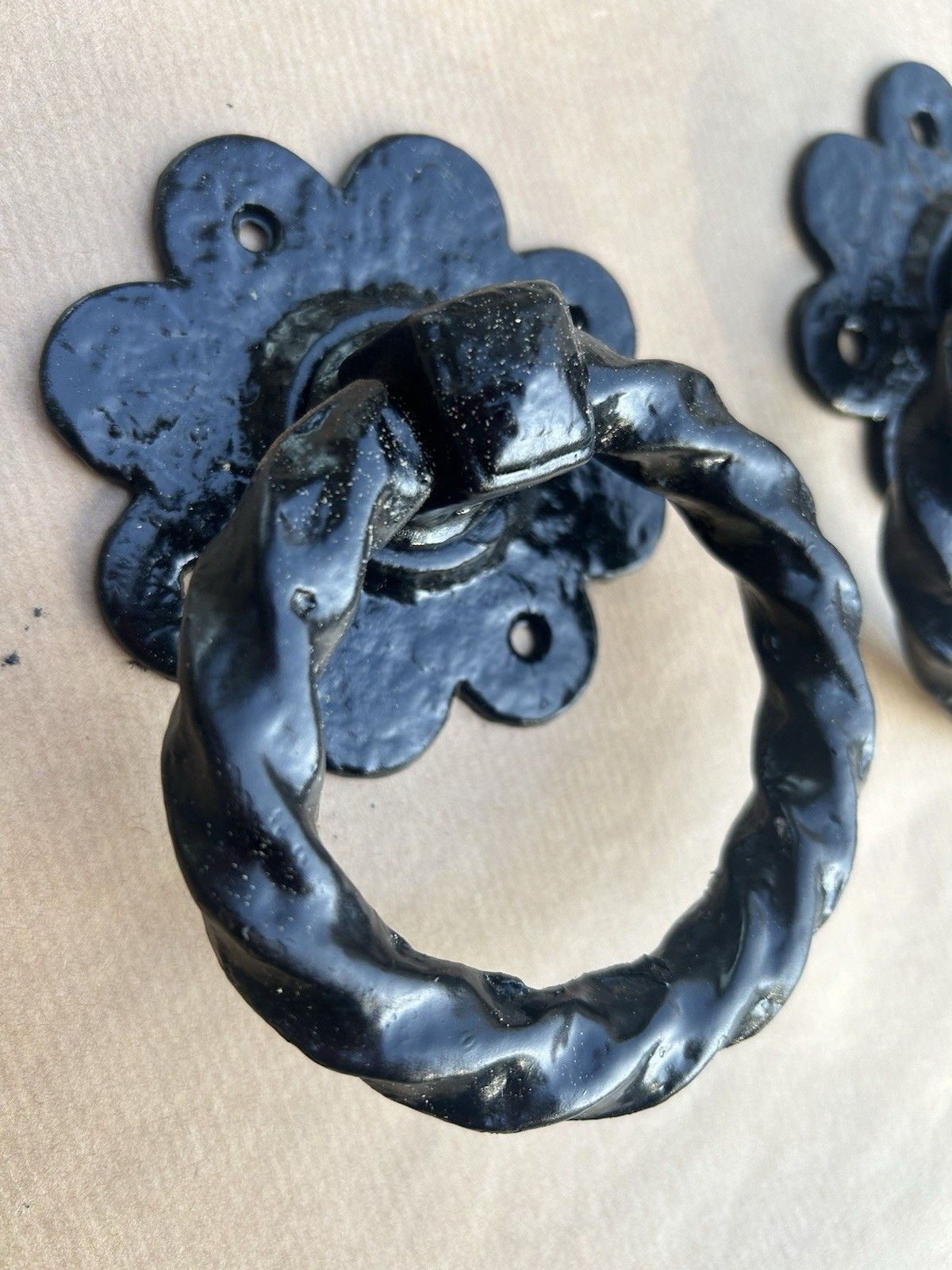 Antique Cast Iron Door Pull Handle’s Reclaimed Period Antique Refurbished Metal photo furniture