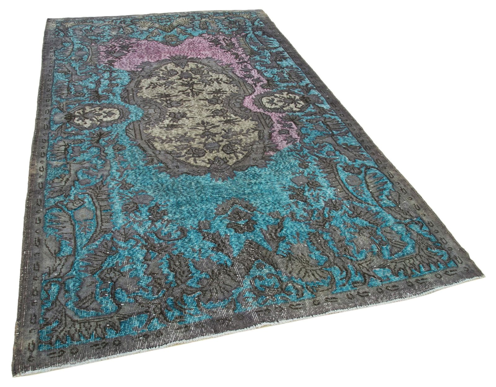 Handmade Grey Over Dyed Rug 163 Cm X 280 Cm photo furniture