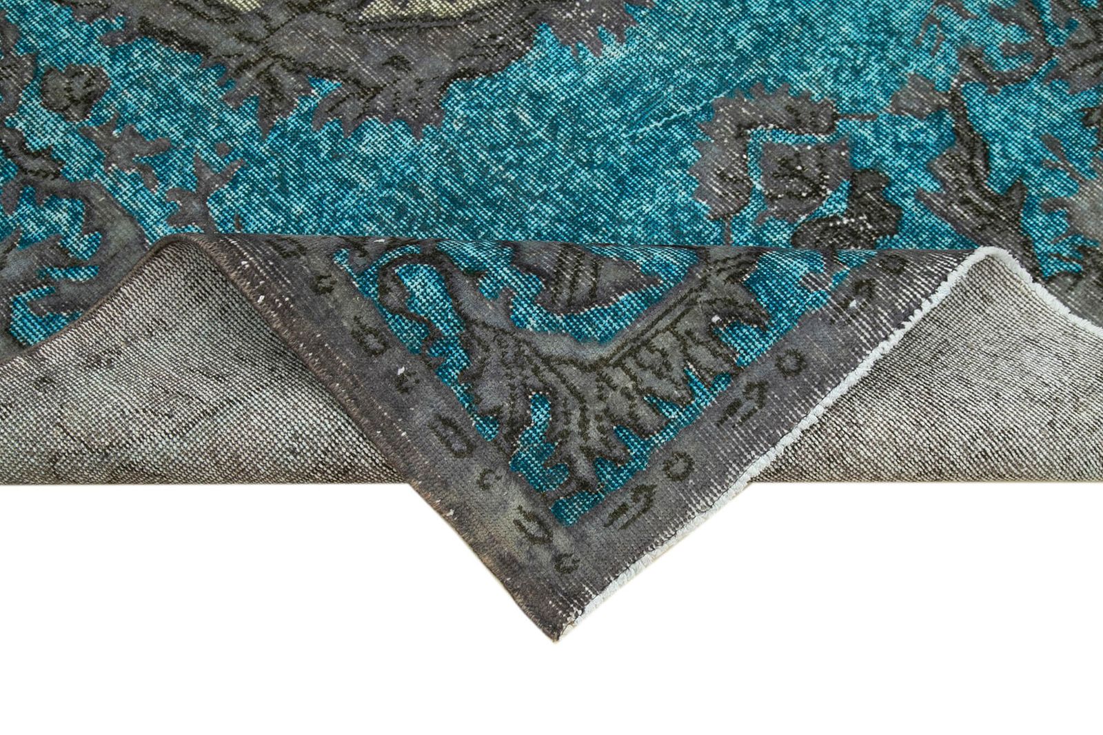 Handmade Grey Over Dyed Rug 163 Cm X 280 Cm photo vinterior