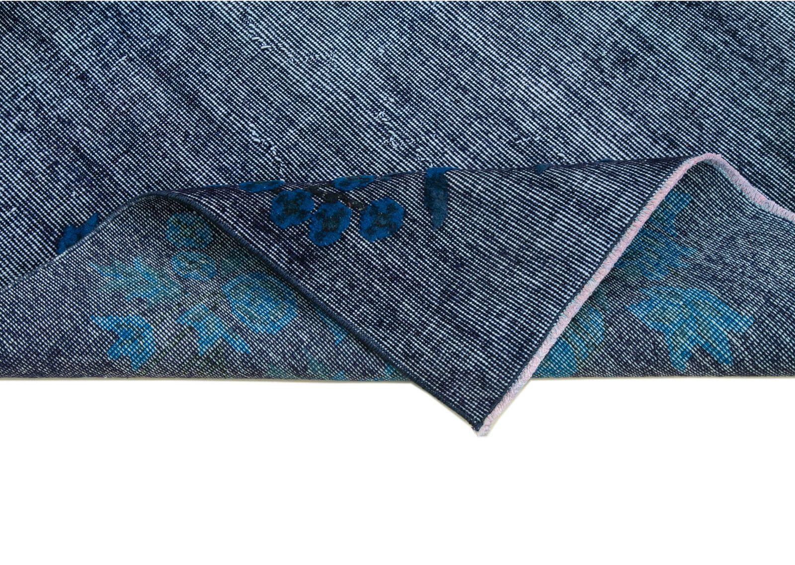 Handmade Purple Over Dyed Rug 112 Cm X 201 Cm photo vinterior