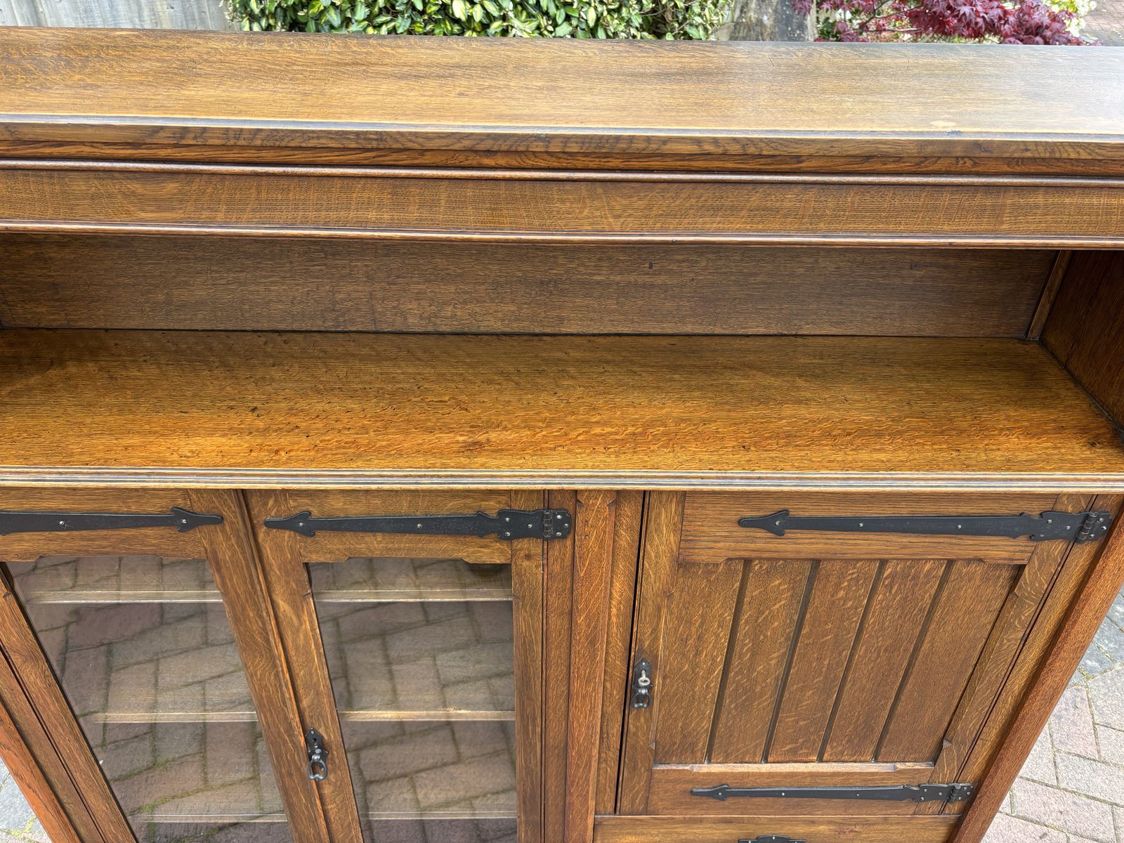 Arts & Crafts Bookcase Cupboard photo for sale
