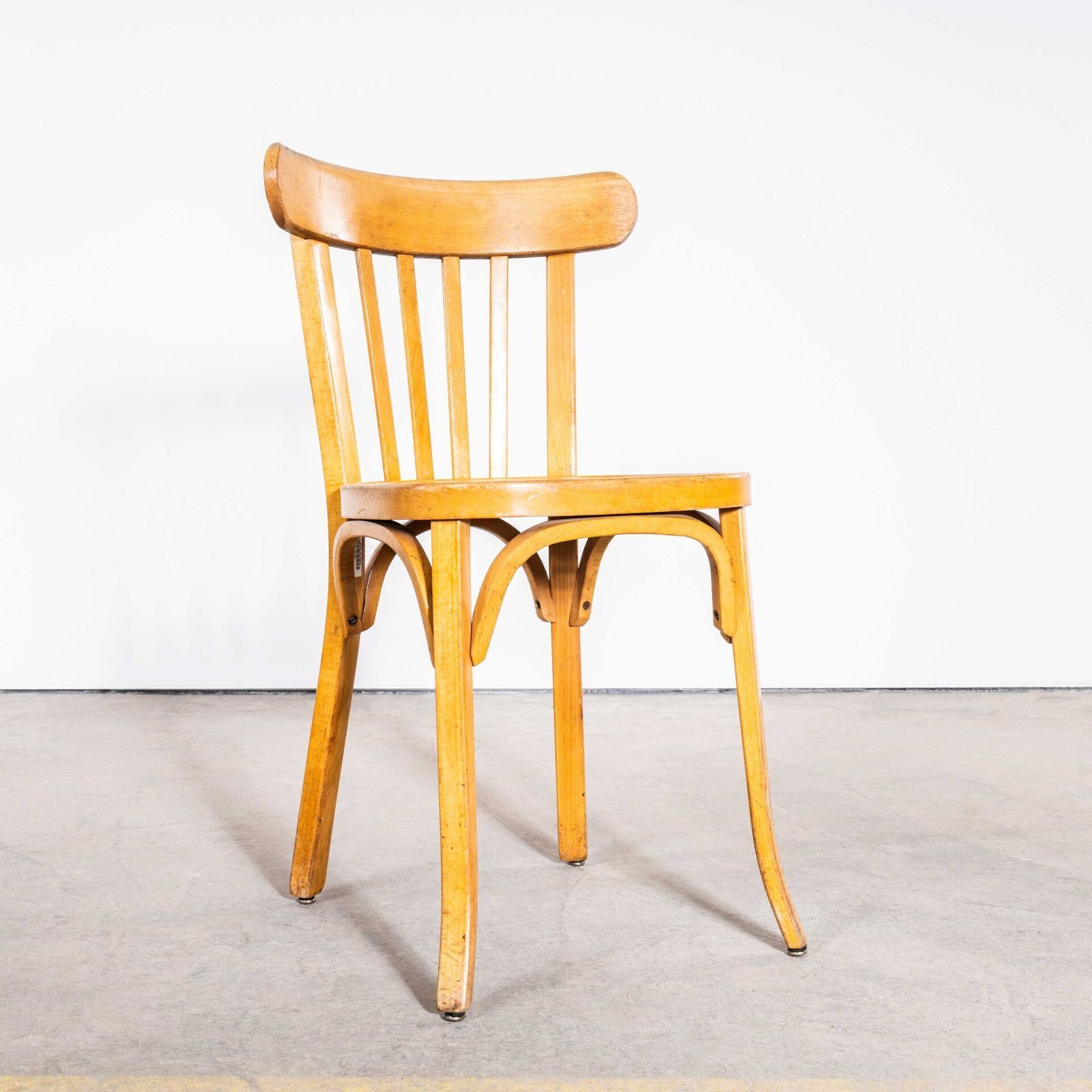 1960’s Baumann Blonde Oak Bentwood Dining Chair – Set Of Eight photo 1074.0